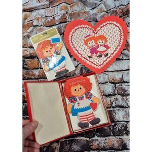 Vintage Raggedy Ann & Andy Invitations & Valentines Some NEW Collectible HTF